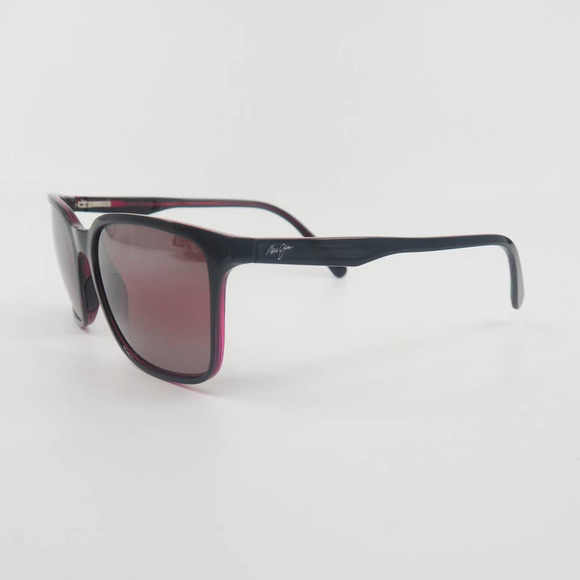 Maui Jim MJ 756-02MR WILD COAST Black /Red Polarized Sunglasses Pre-owned - Picture 2 of 7